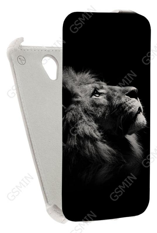 

Кожаный чехол для Lenovo A3600D Armor Case (Белый) (Дизайн 143)