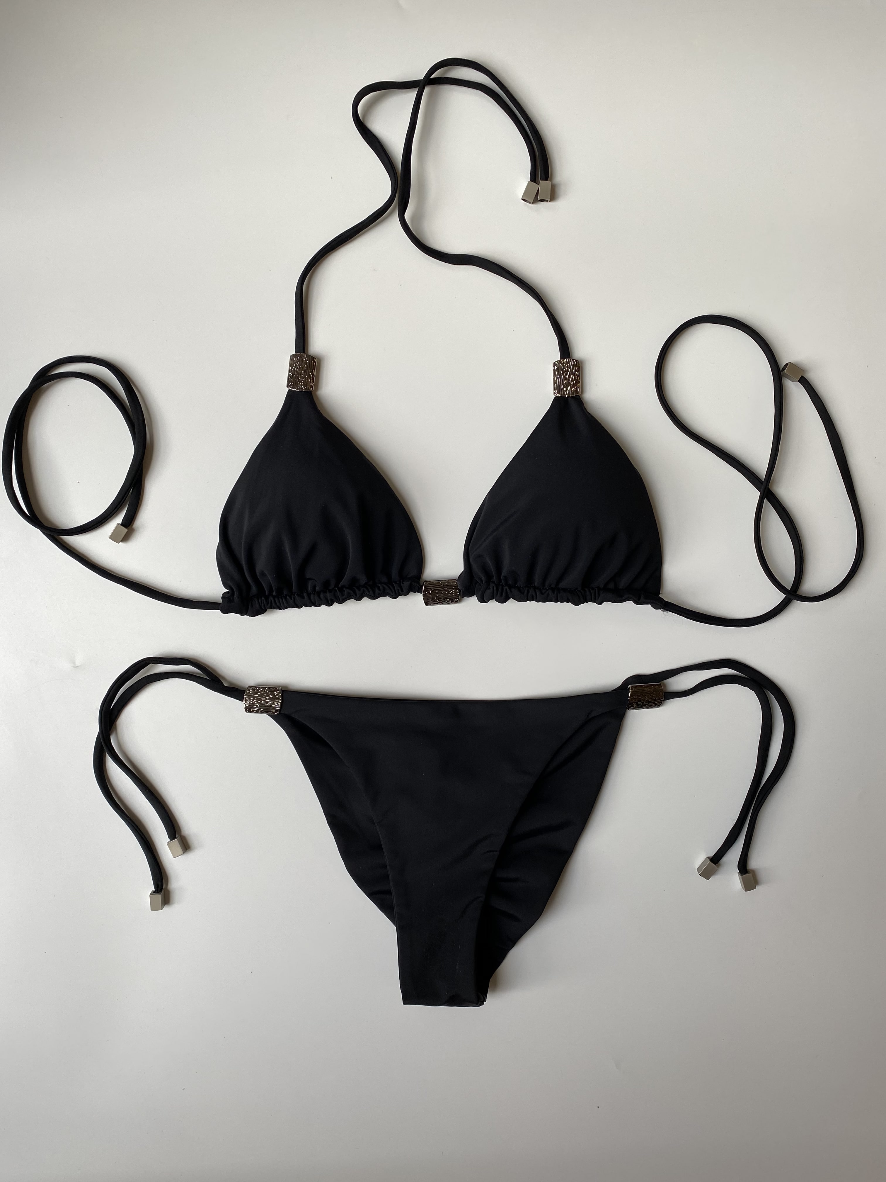 

Купальник раздельный женский Balibikini Йоко матовый черный XL, Йоко матовый
