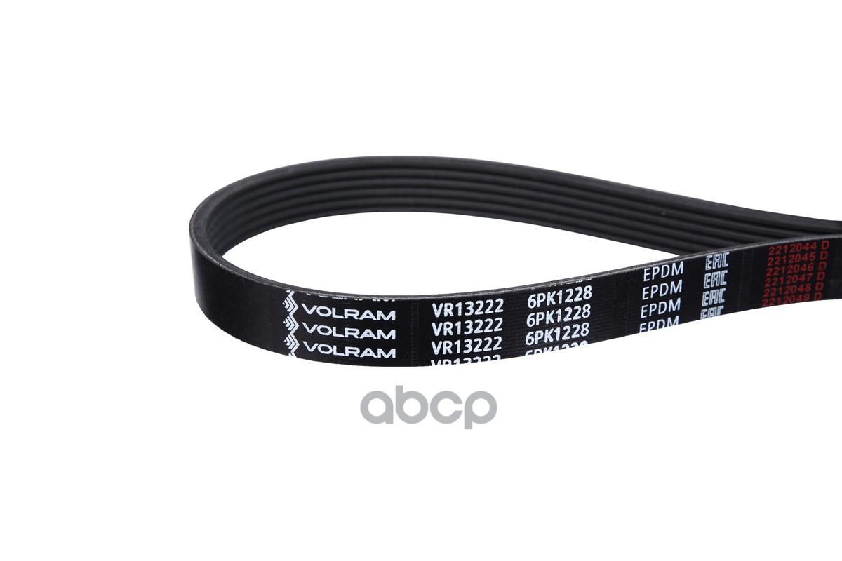 

Ремень Поликлиновой (6Pk1228) Hyundai/Kia, Toyota Vr13222 (Volram) VOLRAM арт. VR13222
