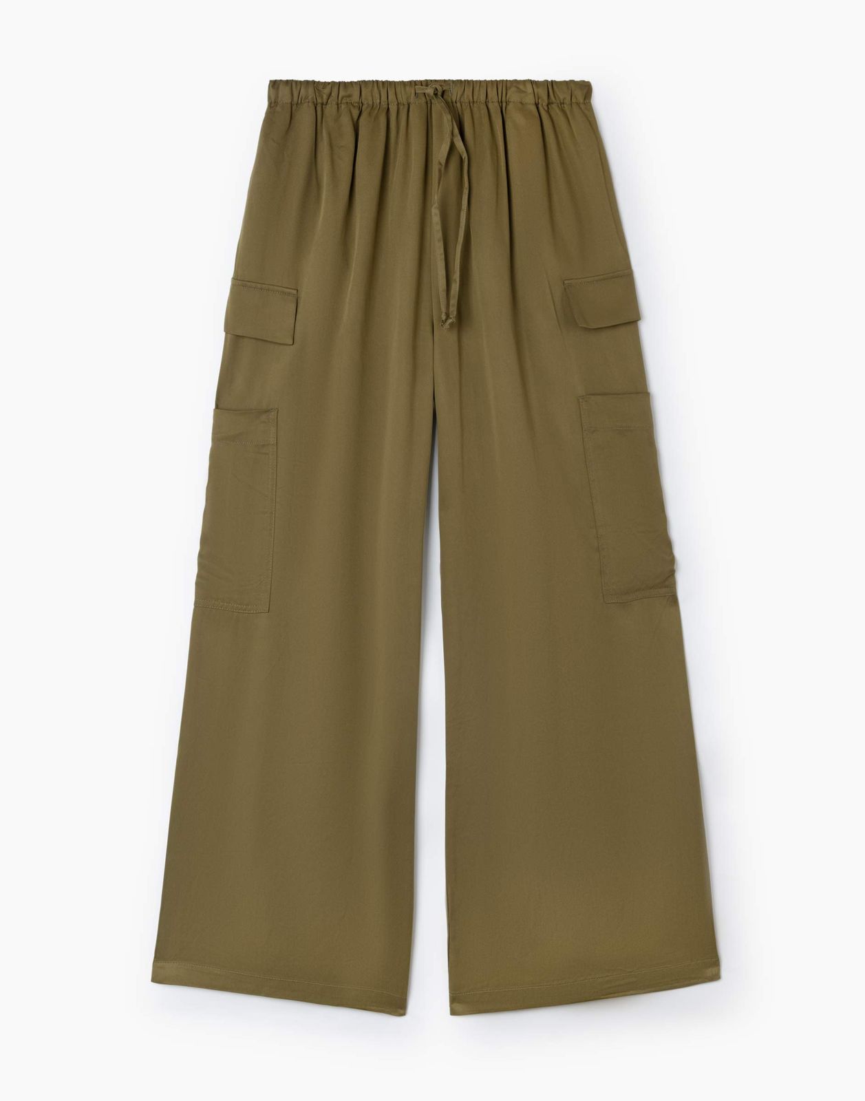 

Брюки женские Gloria Jeans GPT009615 хаки S/170, Зеленый, GPT009615