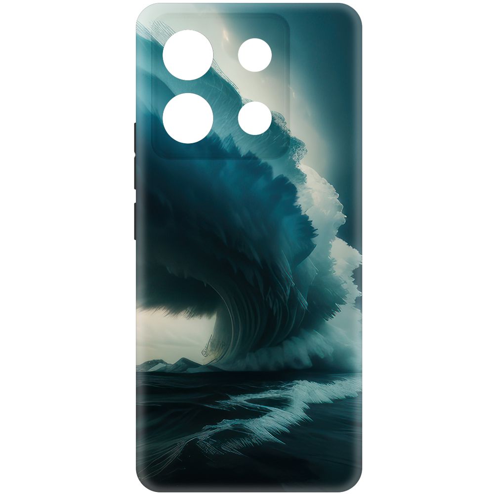 

Чехол-накладка Krutoff Soft Case Торнадо для Xiaomi Redmi Note 13 Pro 5G черный