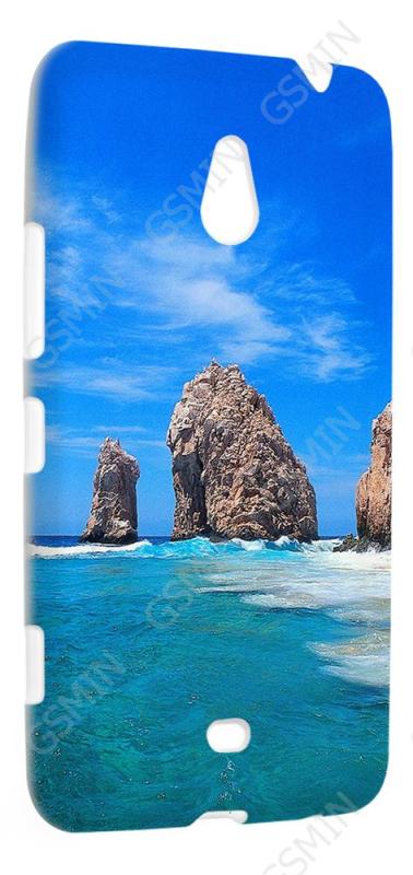 

Чехол силиконовый для Nokia Lumia 1320 TPU (Белый) (Дизайн 49)