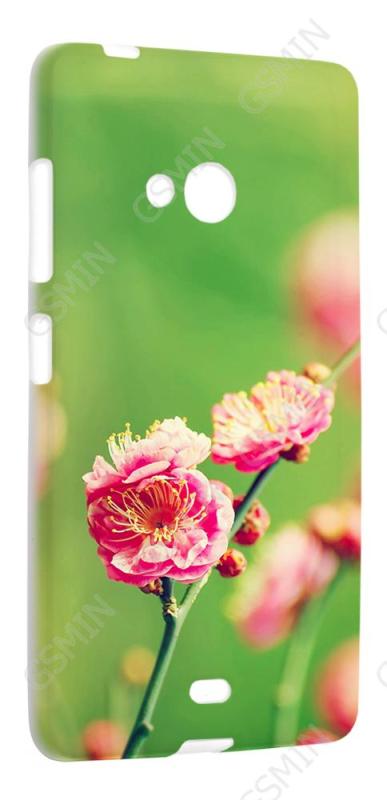 

Чехол NoBrand для Microsoft Lumia 540 Дизайн 72, Белый