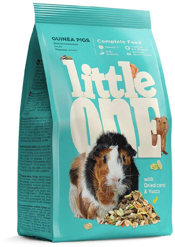 фото Сухой корм для морских свинок little one guinea pigs, 2шт по 900г