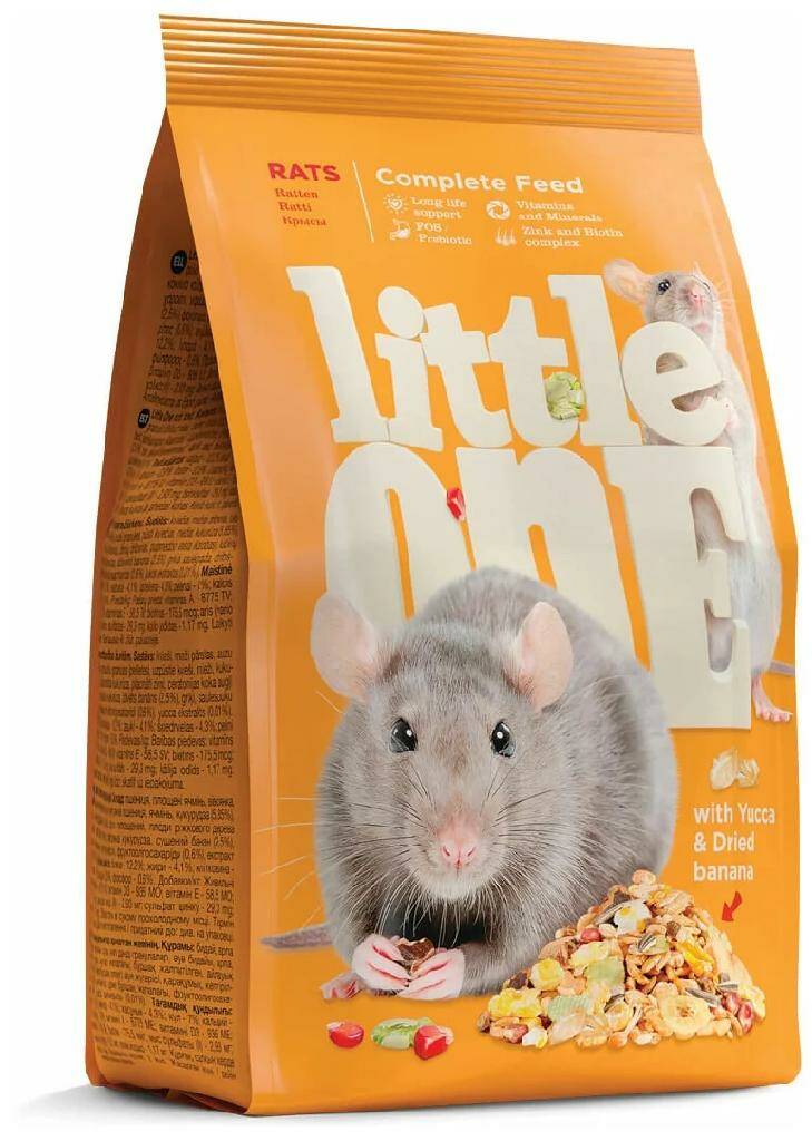 Корм для крыс Little One RATS, 2шт по 400г