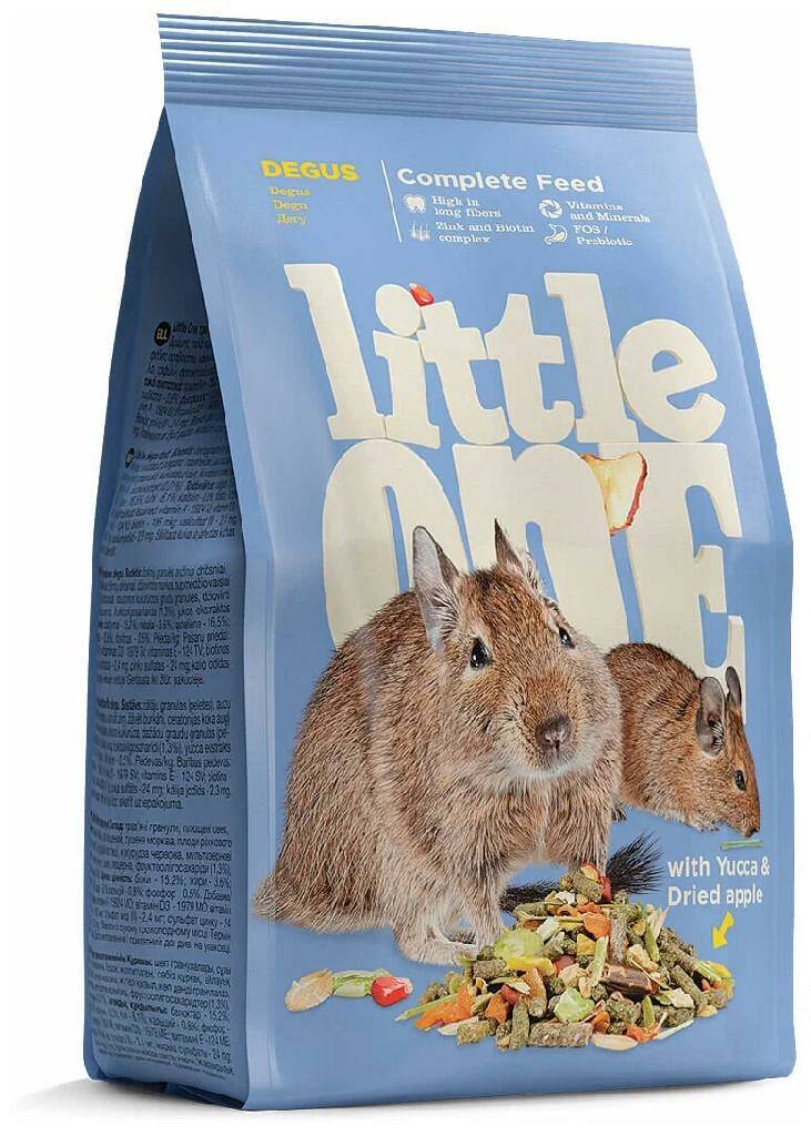 

Сухой корм для дегу Little One, 400 г, 2 шт, LITTLE ONE DEGUS корм для дегу (400 гр х 2 шт)