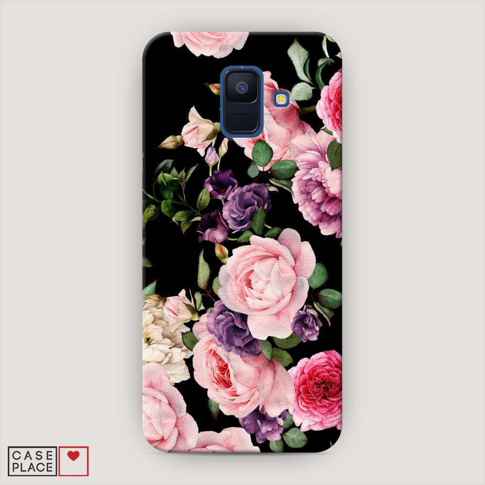 

Чехол Awog "Пионы на черном" для Samsung Galaxy A6