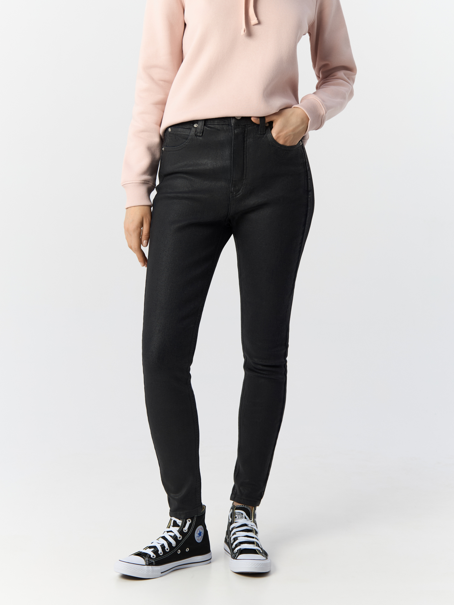 Джинсы Calvin Klein Jeans для женщин, чёрный-1BY, размер 28/NI, J20J222135