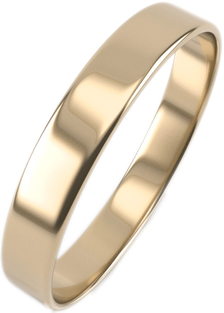 Кольцо из желтого золота р. 15,5 Graf Кольцов SH-ZHL