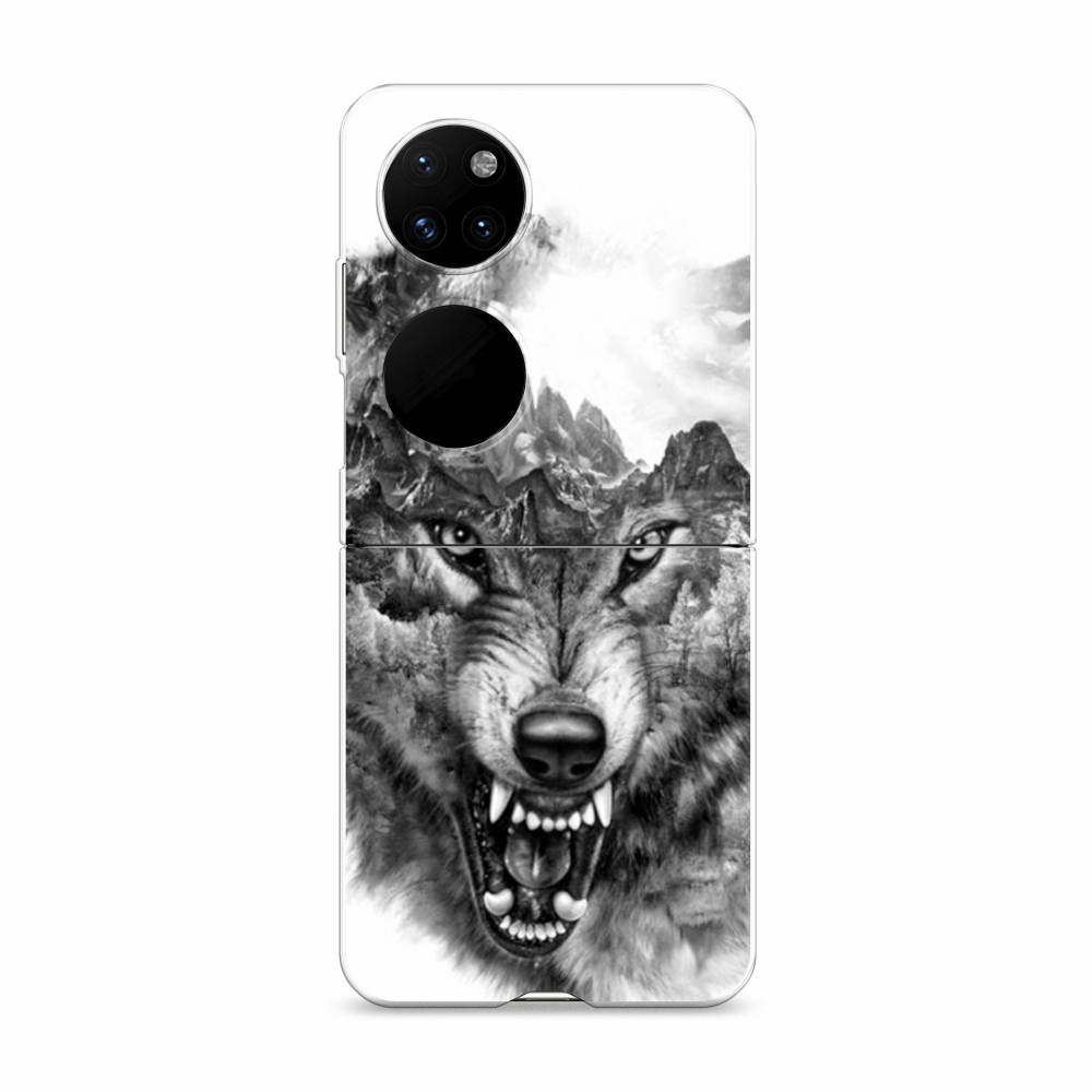 

Чехол Awog "Волк в горах" для Huawei P50 pocket, 6107440-1