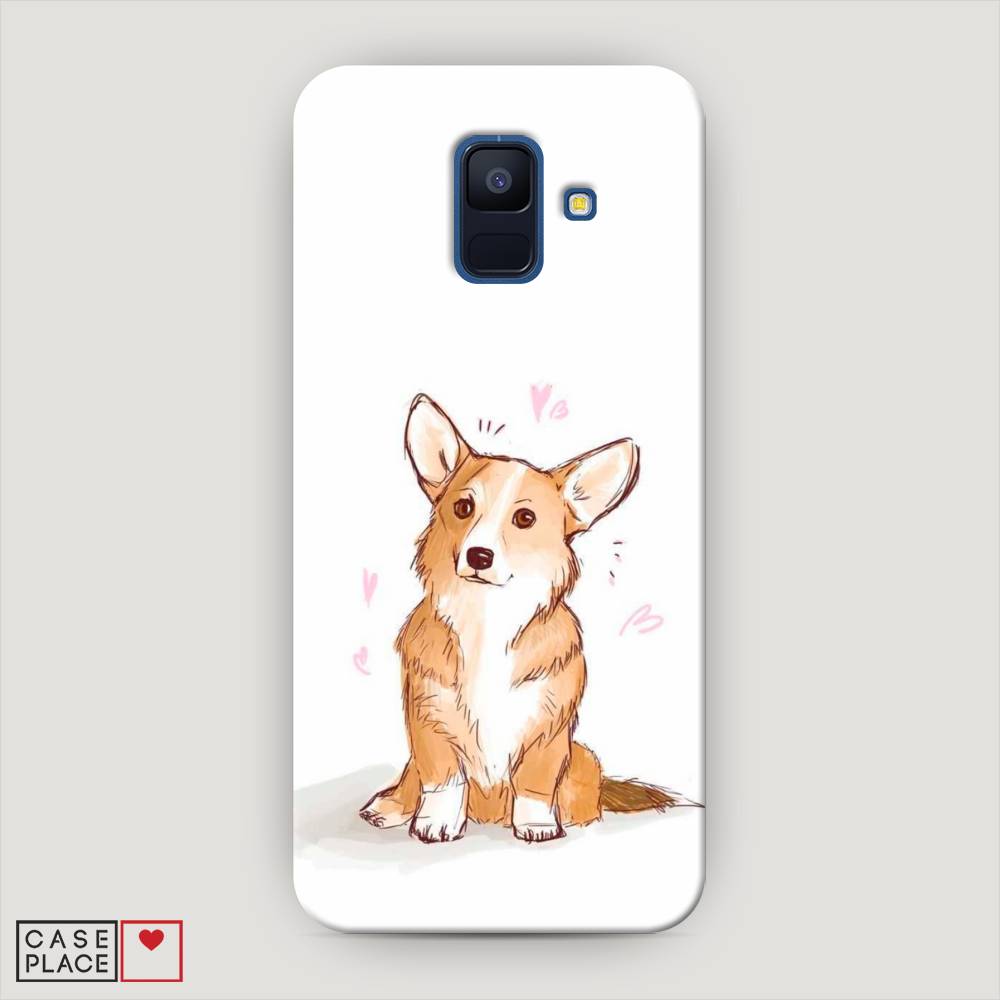 

Чехол Awog "Корги любовь" для Samsung Galaxy A6