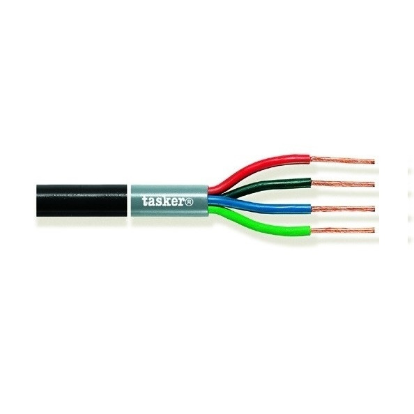 

Кабель акустический с катушки Bi-Wire Tasker C279 Black, C279 Black