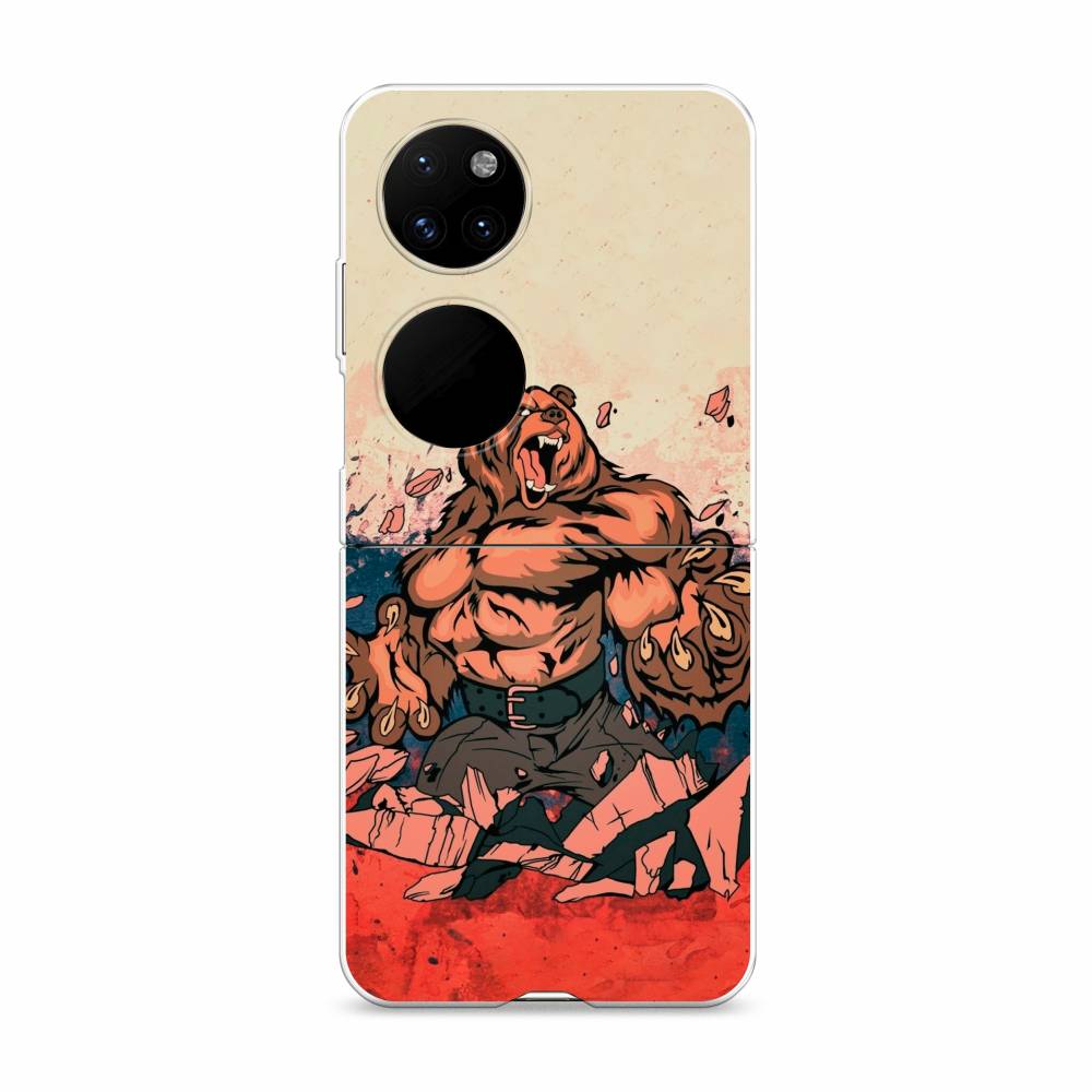 

Чехол Awog "Медведь с флагом РФ" для Huawei P50 pocket, 6107440-1
