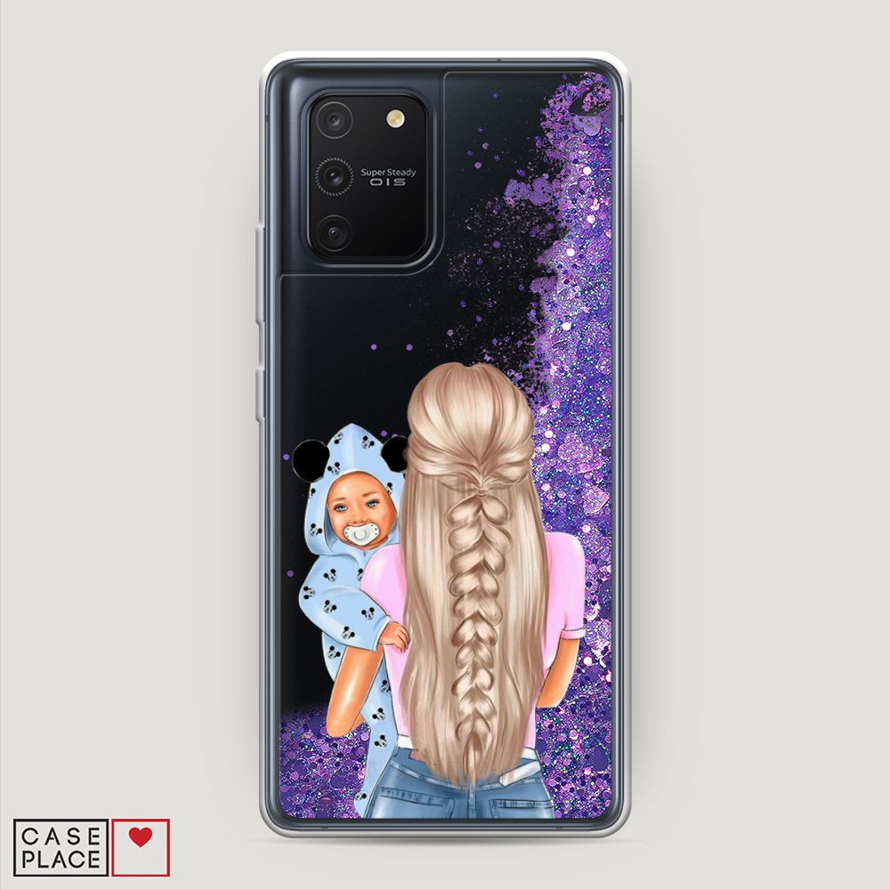 

Чехол Awog на Samsung Galaxy A91/S10 Lite "Молодая мама", Разноцветный, 29992-1