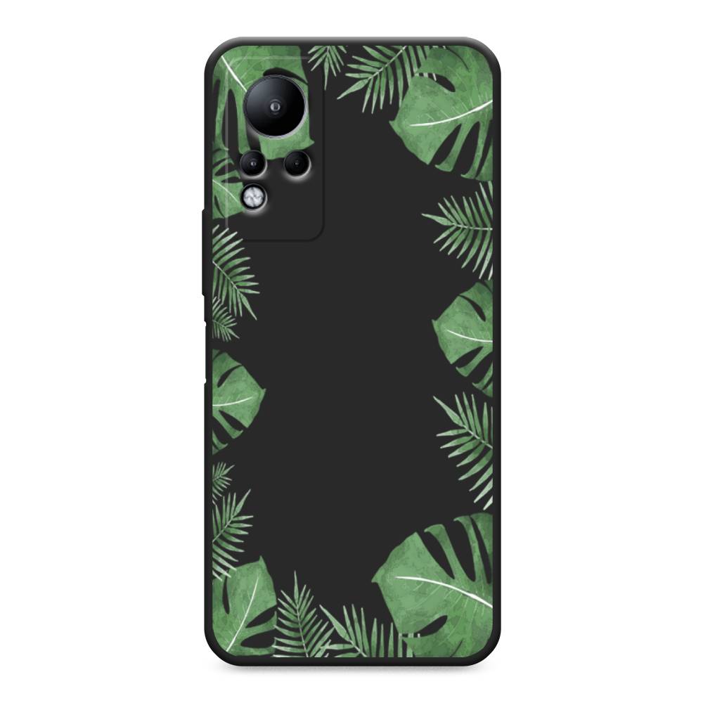 

Чехол Awog на Infinix Note 11/12 G88 "Листья папоротника рамка", Разноцветный, 3100452-1