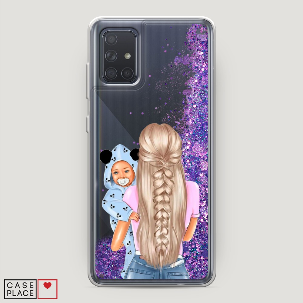 

Чехол Awog на Samsung Galaxy A71 4G "Молодая мама", Разноцветный, 29092-1