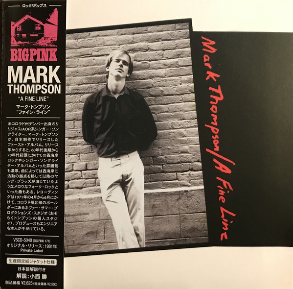 Mark Thompson - Fine Line (1 CD)