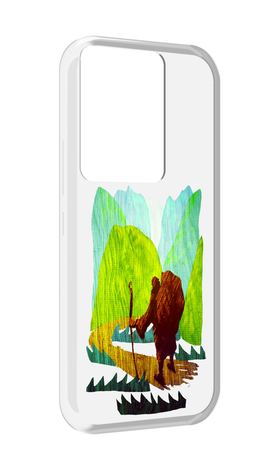 

Чехол MyPads Лесная тропа для Itel Vision 3 Plus / Itel P38 Pro, Прозрачный, Tocco