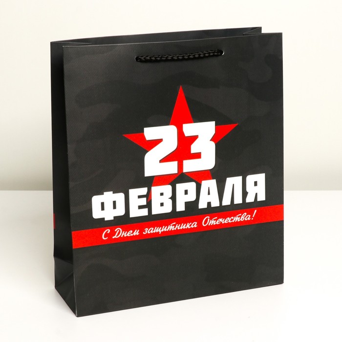 

Дарите Счастье Пакет ламинированный вертикальный С праздником!, M 26  30  9 см, Разноцветный