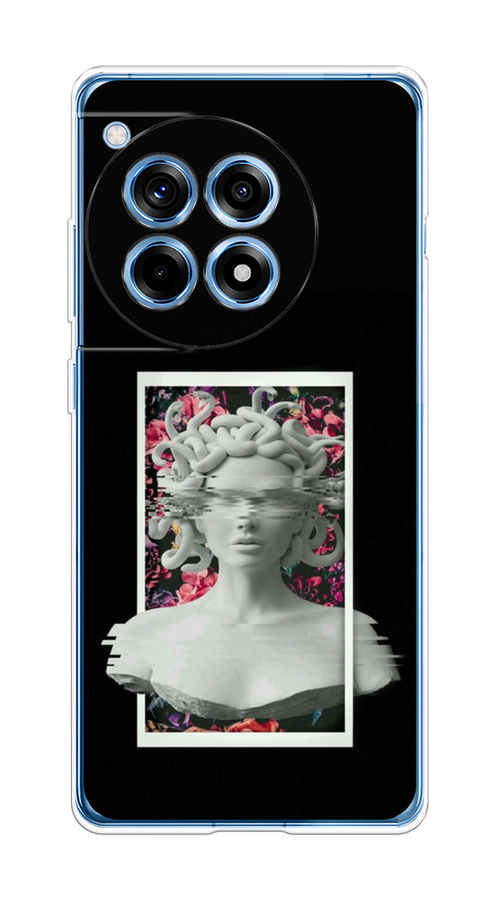 

Чехол на OnePlus Ace 3 "Web Punk Медуза Горгона", Черный;серый, 154550-1