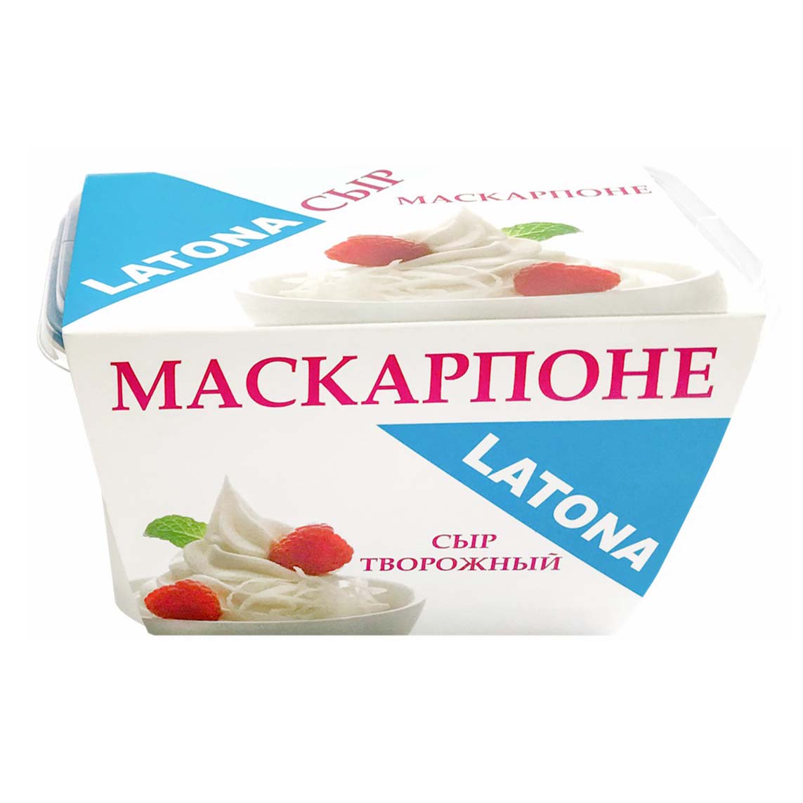 

Сыр Латона Маскарпоне творожный бзмж 31% 370 г