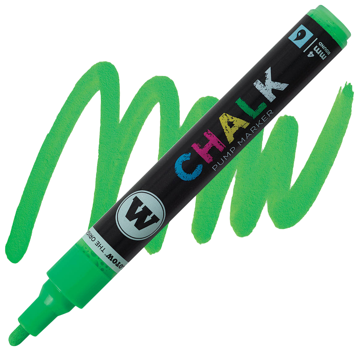 Маркер меловой Molotow CHALK MLT-228010 4 мм Флуоресцентный Зеленый