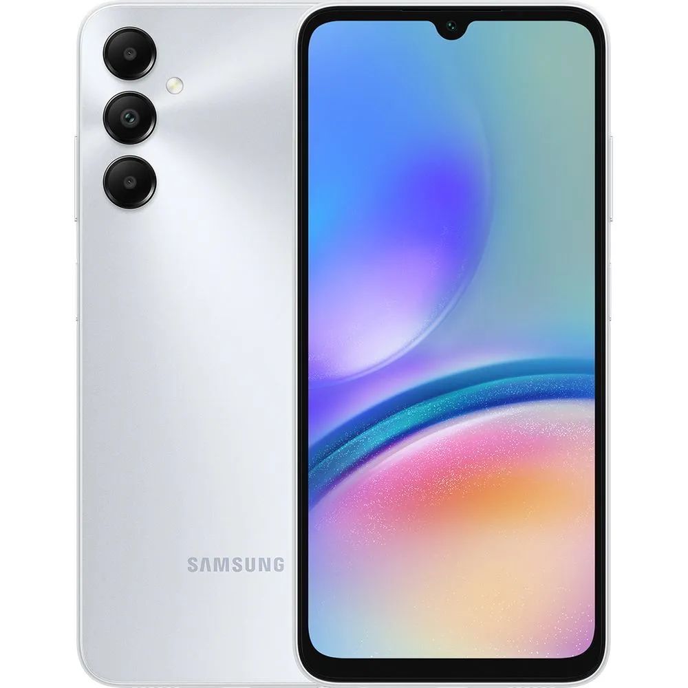 

Смартфон Samsung Galaxy A05s 4Gb, 128 Gb, серебристый, Galaxy A05s