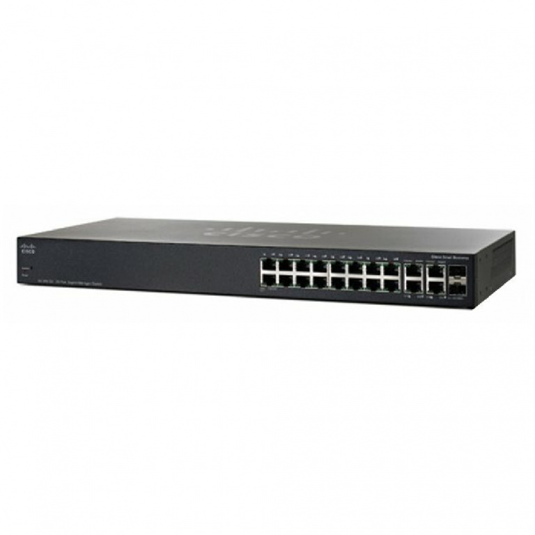 

Коммутатор Cisco SG350-20-K9-EU черный