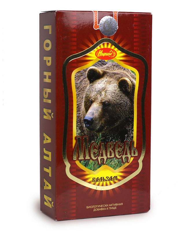 

Бальзам Горно-Алтайский "Медведь" 0,25 л, Бальзам Горно-Алтайский "Медведь" 0,25л