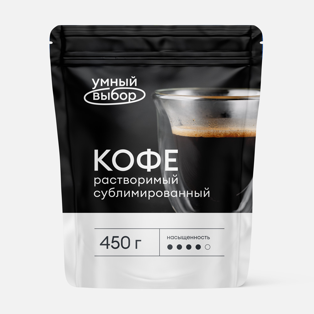 Кофе растворимый Умный выбор сублимированный, 450 г