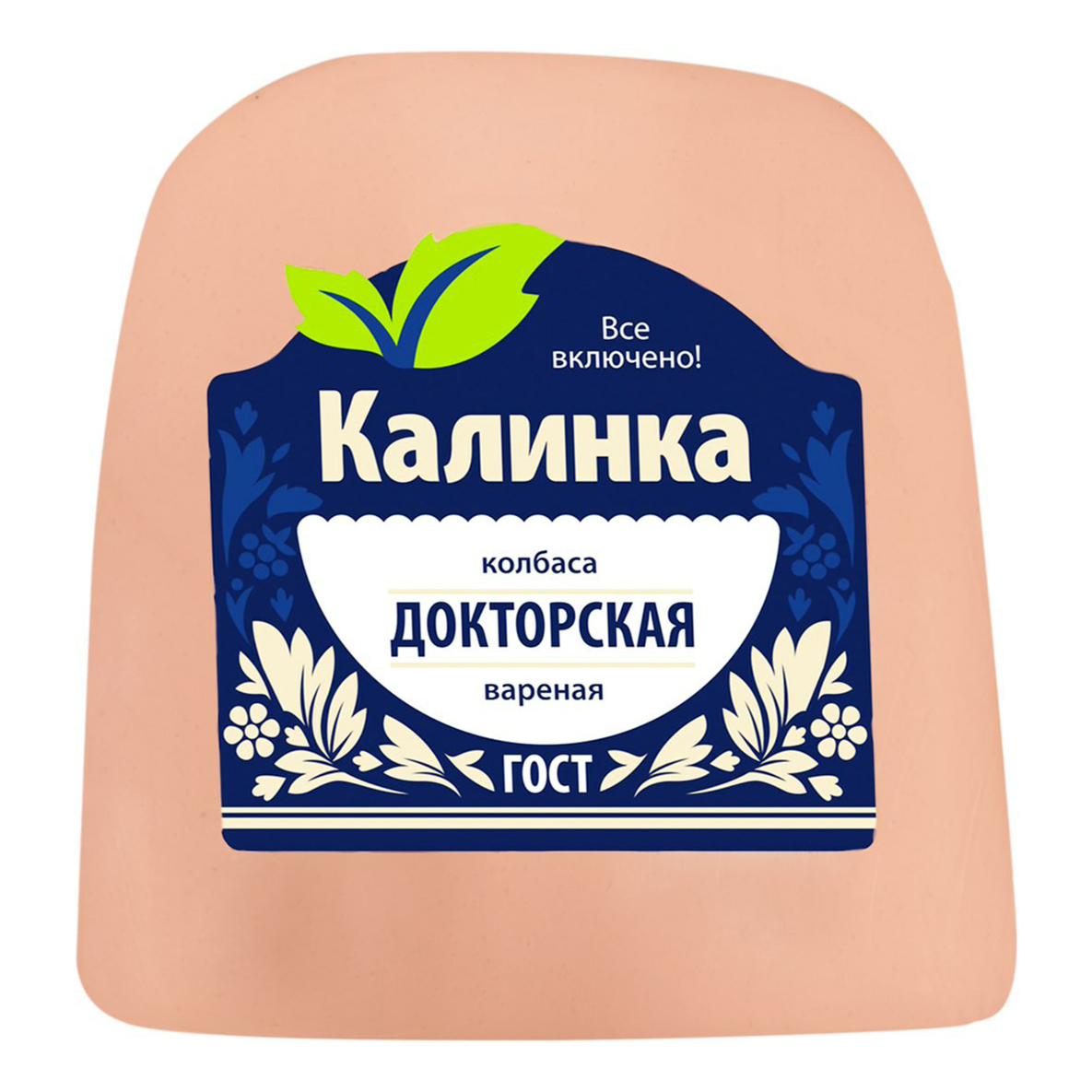 

Колбаса вареная Калинка Докторская со срезом ГОСТ 500 г