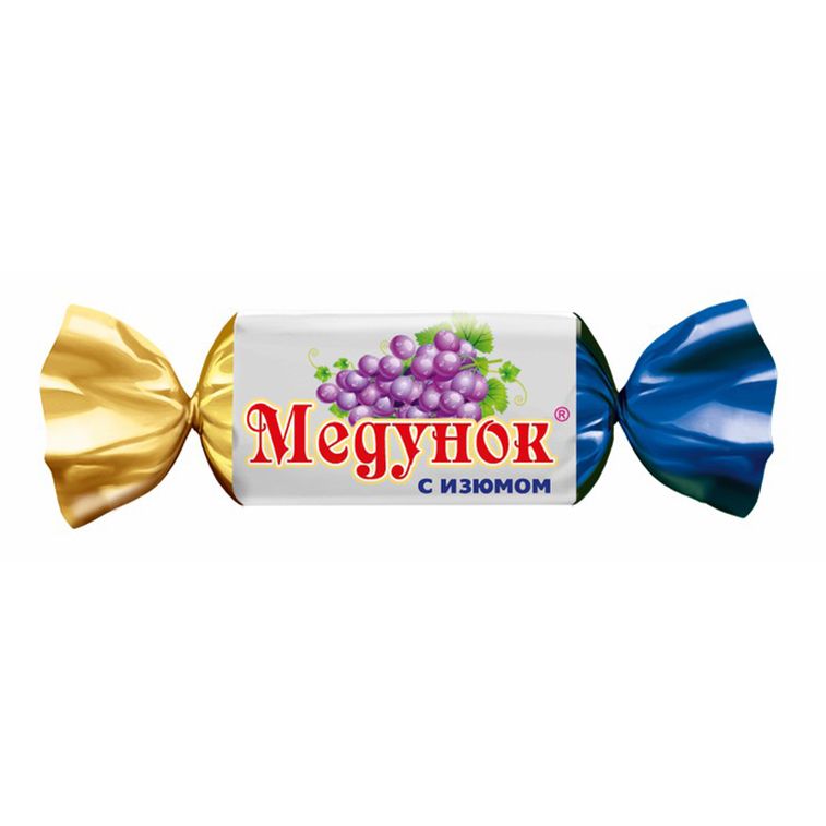 Конфеты Славянка Медунок Изюм