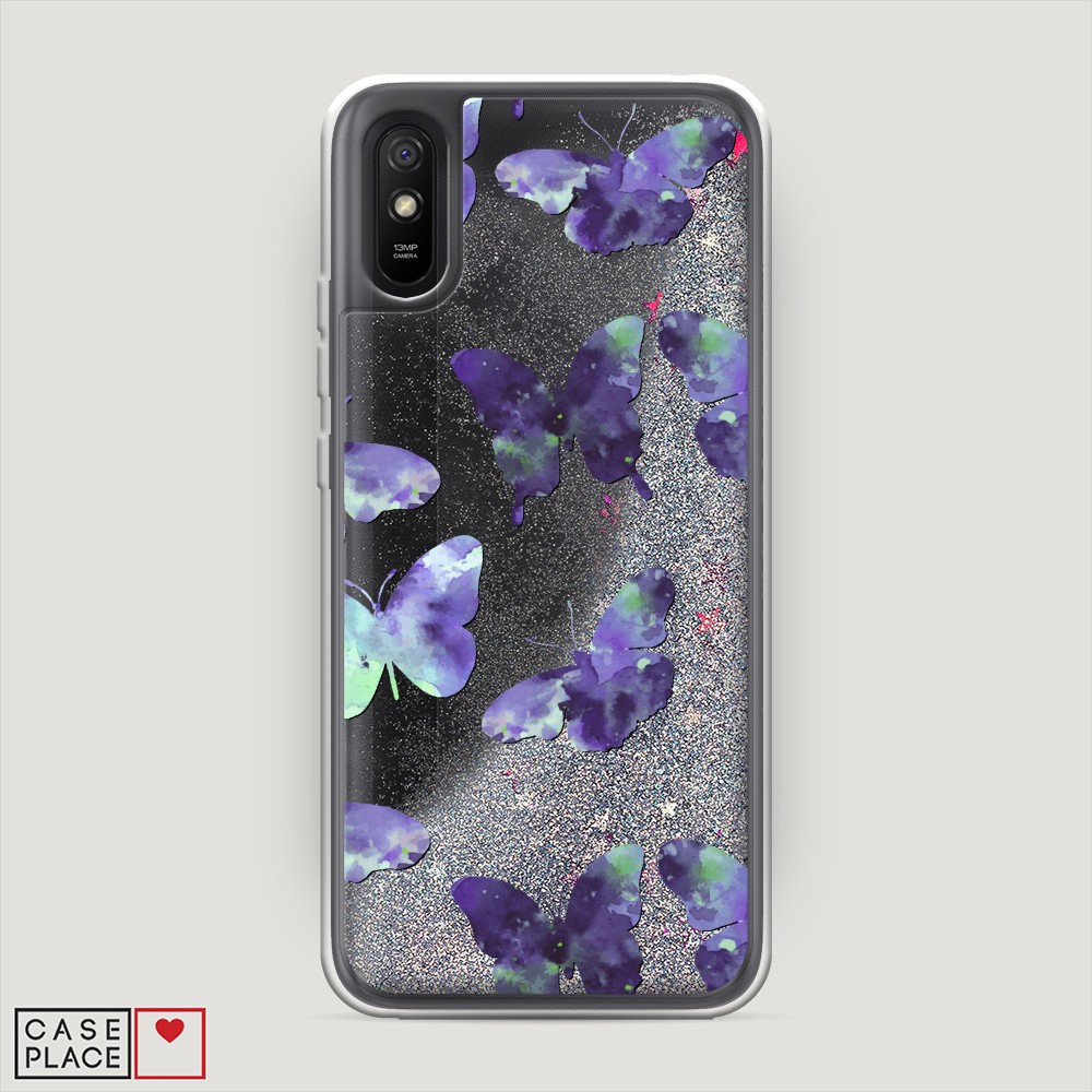 

Чехол Awog на Xiaomi Redmi 9A "Бабочки отпечатки", Разноцветный, 38991-1