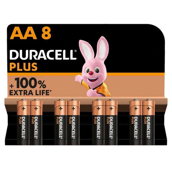 

Набор батареек Duracell Plus AA LR6/MN1500 (8шт), AA LR6/MN1500 (8шт)