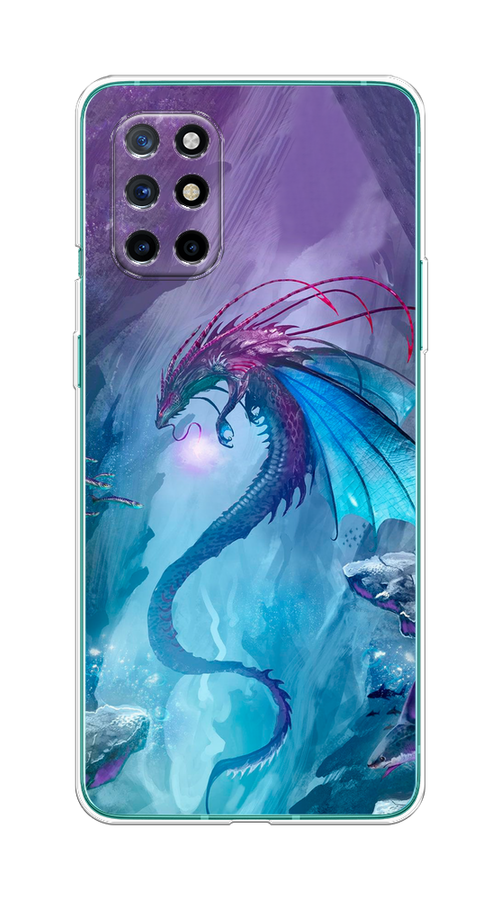

Чехол Awog на OnePlus 8T / ВанПлас 8T "Водный дракон", Голубой;фиолетовый;синий, 151150-2