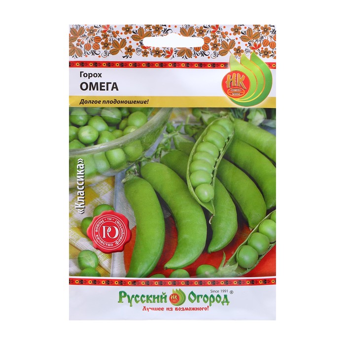 

Семена Горох лущильный "Омега" серия Русский огород, 20 г (3 шт.)