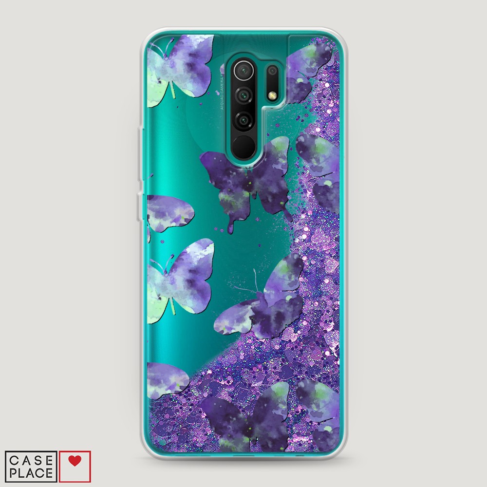 

Чехол Awog на Xiaomi Redmi 9 "Бабочки отпечатки", Разноцветный, 38392-1