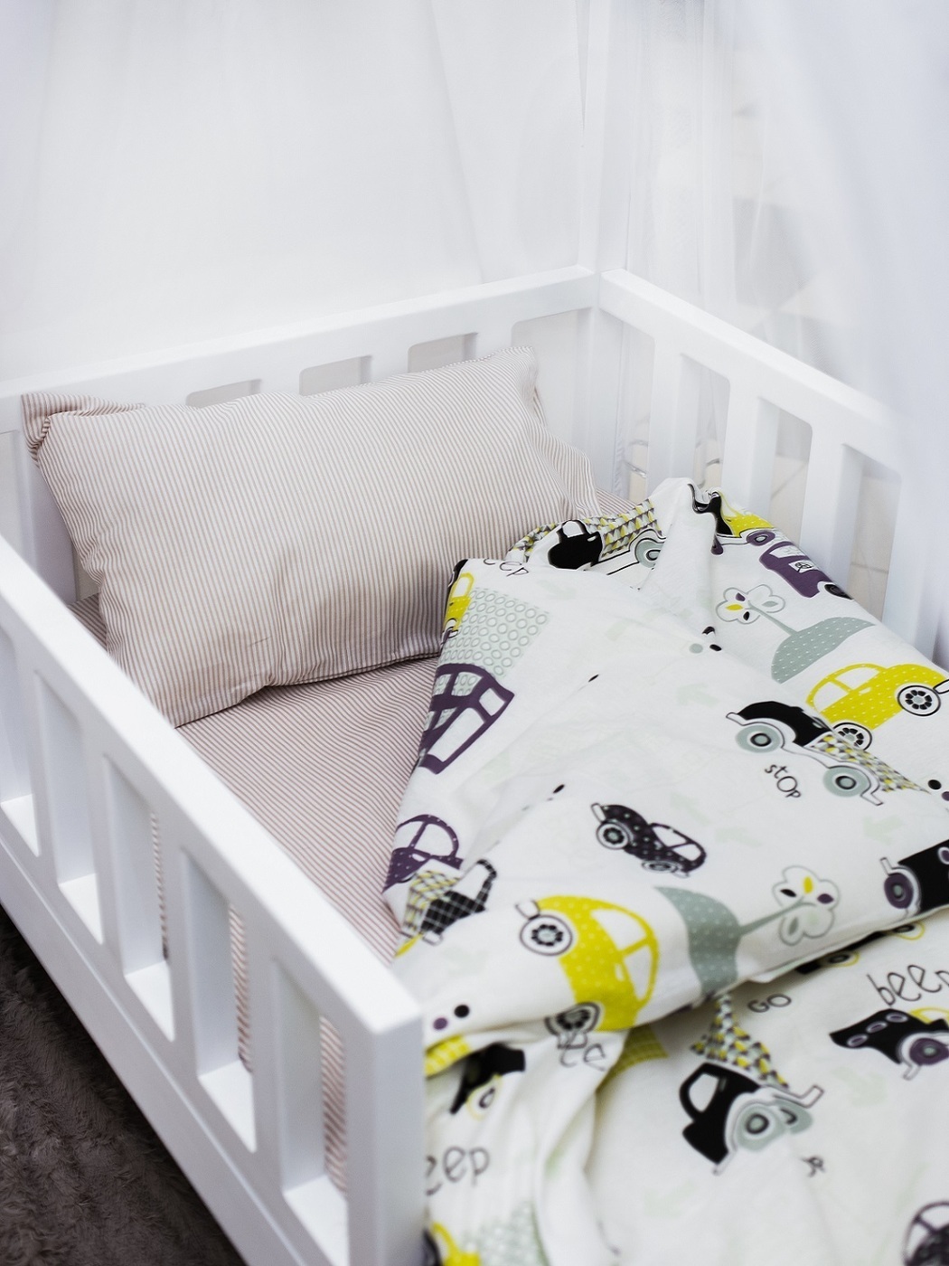 Комплект постельного белья 365 снов Ариана80 Машинки ПБ0230014