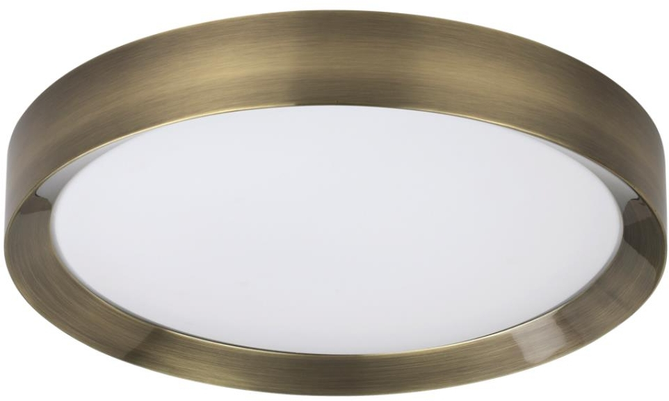 фото Настенно-потолочный светильник светодиодный с пультом бронза odeon light lunor 4948/45cl