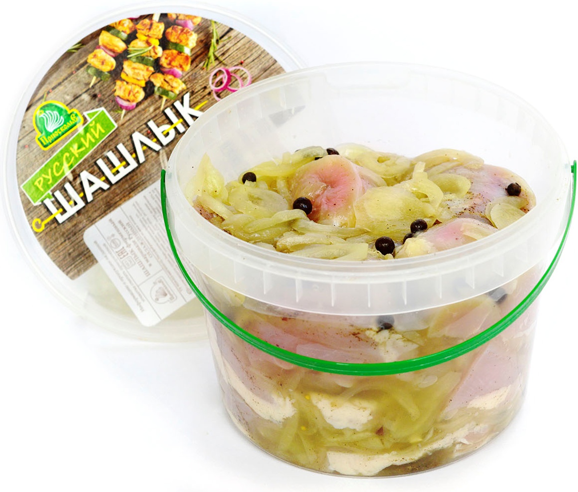 

Шашлык куриный в маринаде Фирменный Приосколье охлажденный