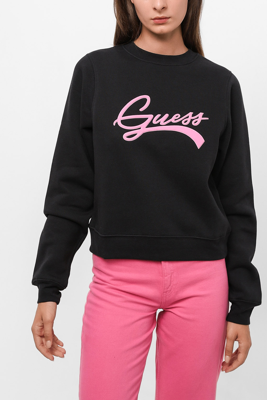 

Свитшот женский Guess Jeans W2BQ09 K9Z21 черный L, W2BQ09 K9Z21