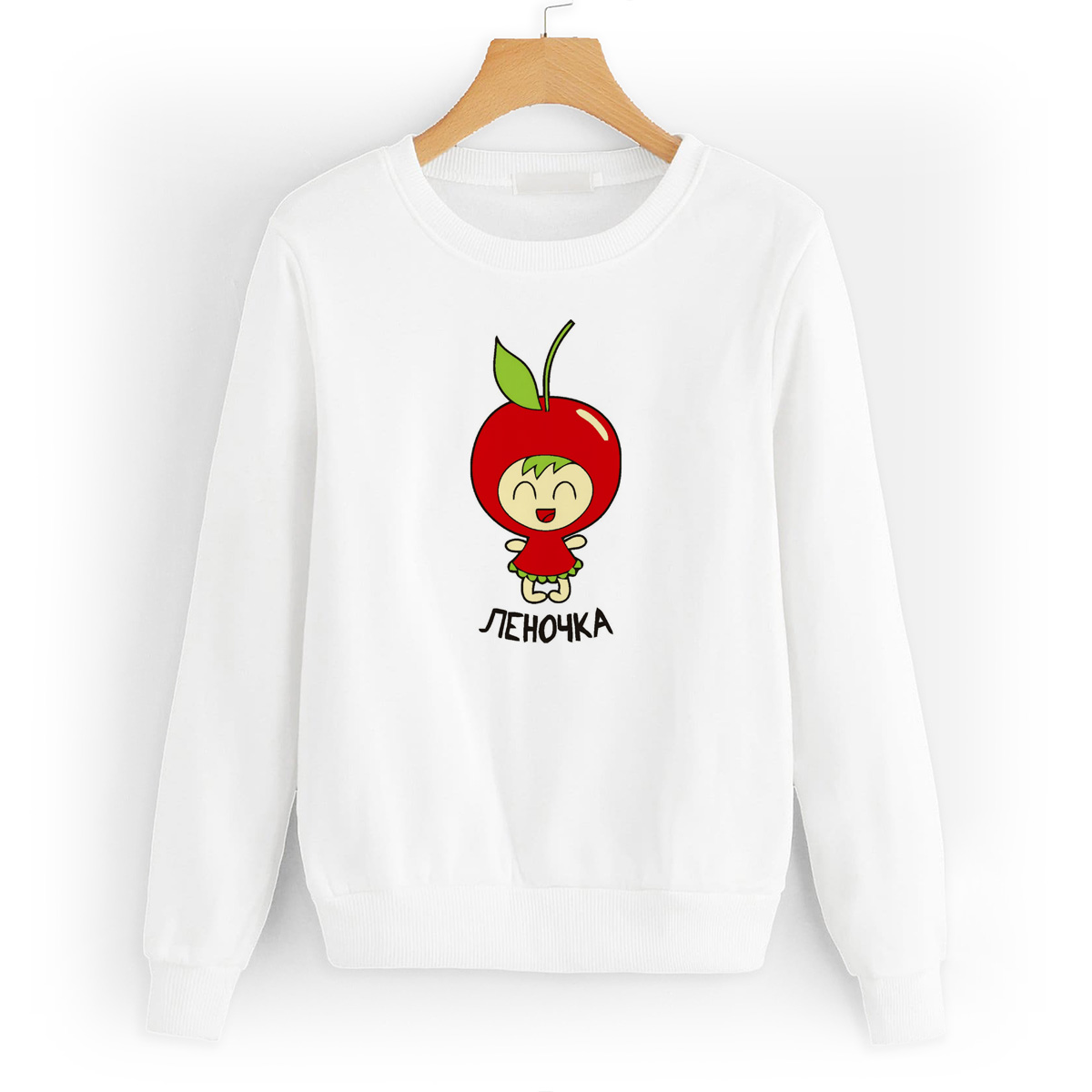 

Свитшот белый CoolPodarok Леночка, W0113087