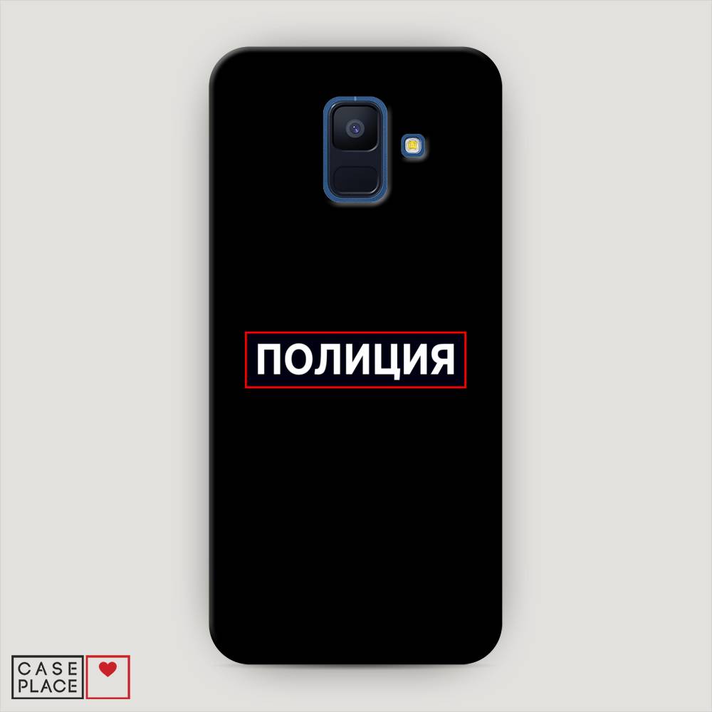 фото Чехол awog "police logo" для samsung galaxy a6