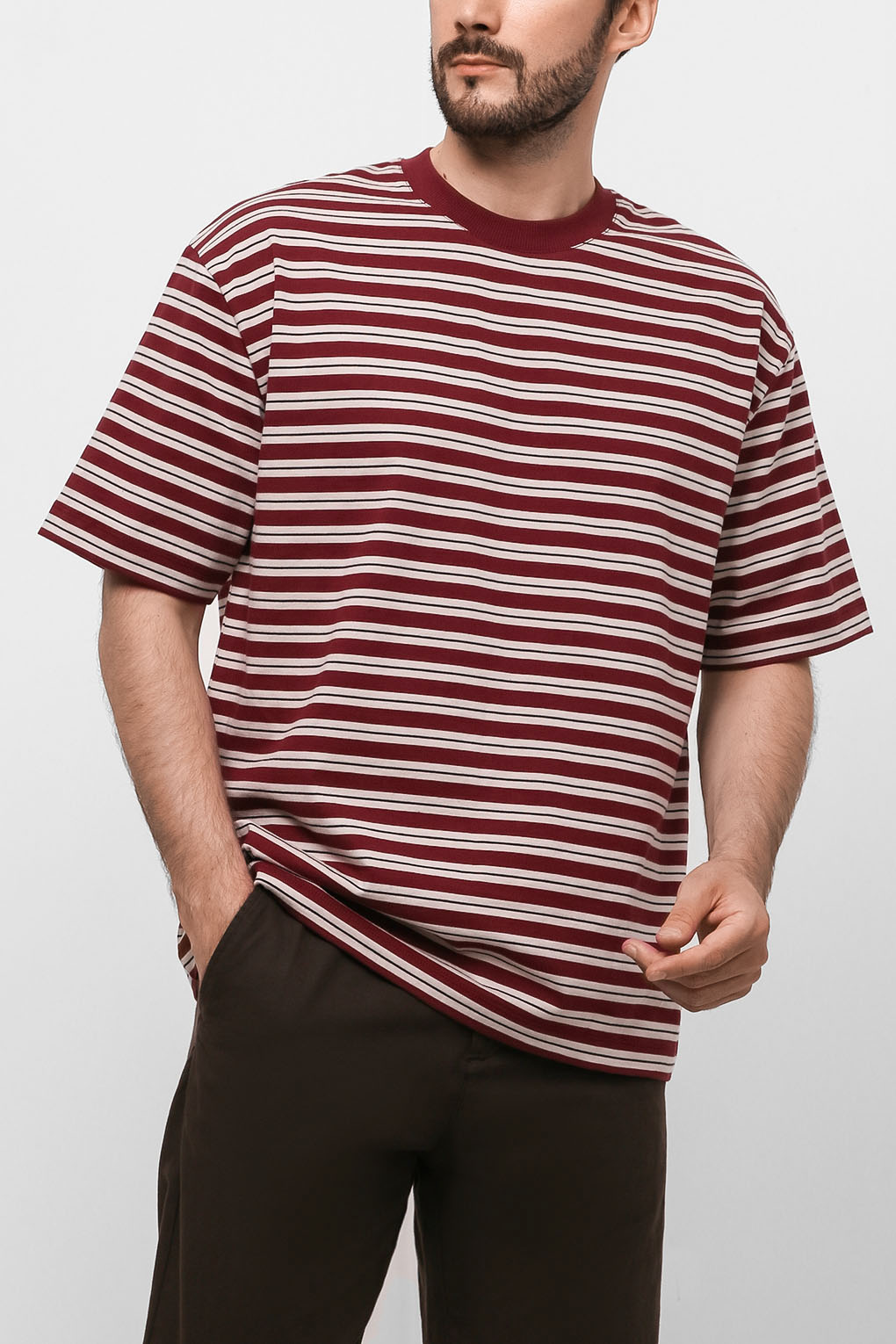 

Футболка мужская Marc O’Polo 227 2125 51574 бордовая XL, 227 2125 51574