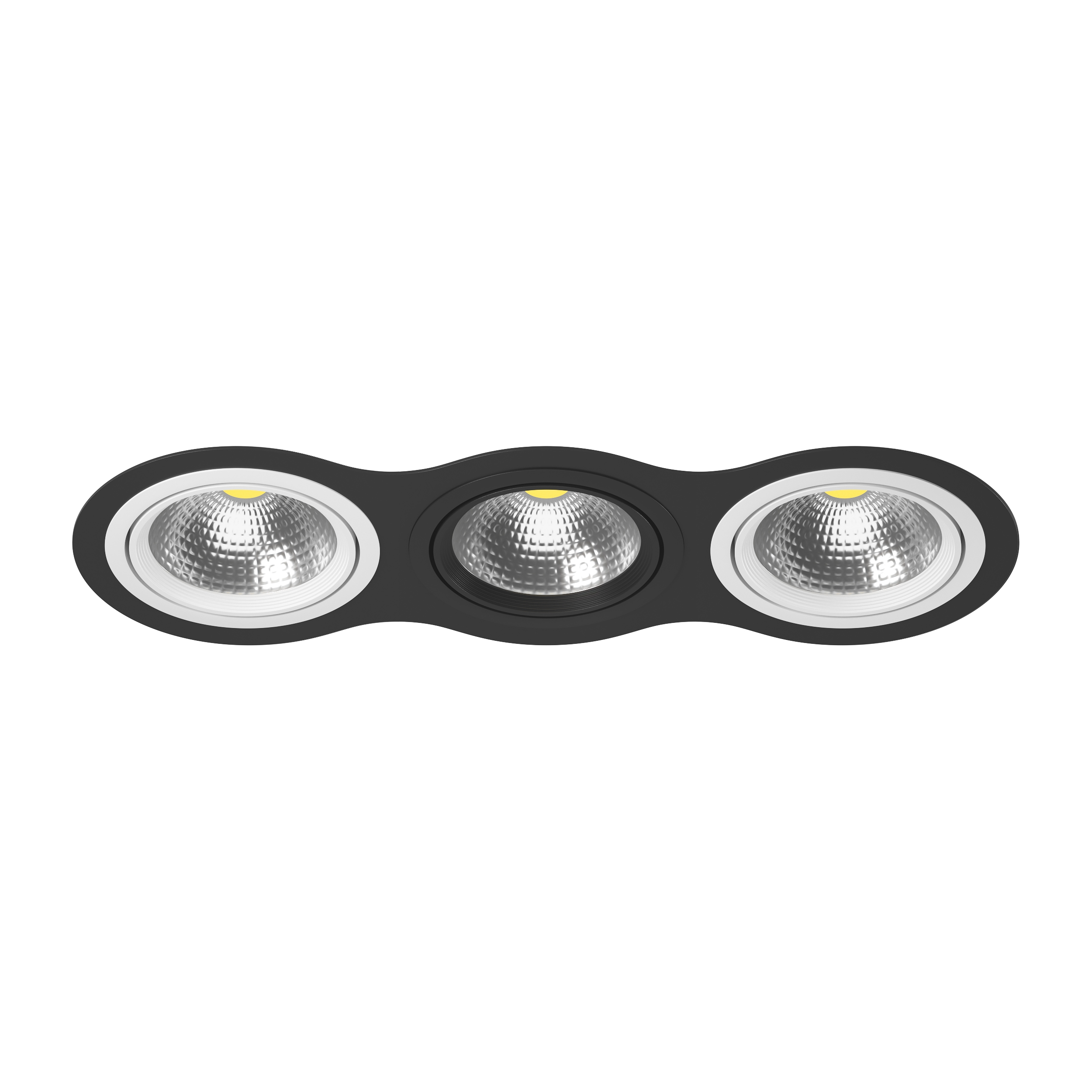 фото Точечный светильник встроенный черно-белый lightstar intero 111 i937600706