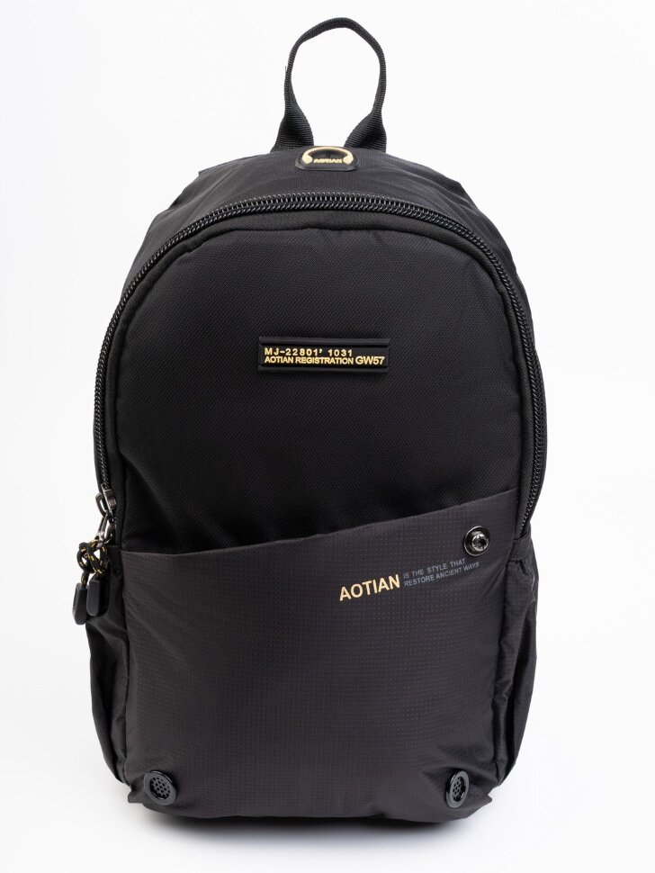 Рюкзак мужской Aotian 8380 черный, 37х25х12,5 см