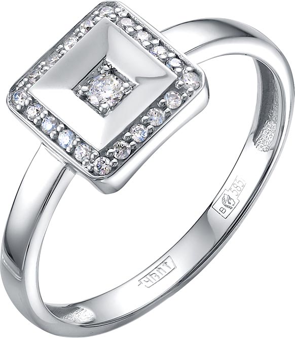 

Кольцо из белого золота с бриллиантом р. 18 Platika 1-11-0115-201, 1-11-0115-201