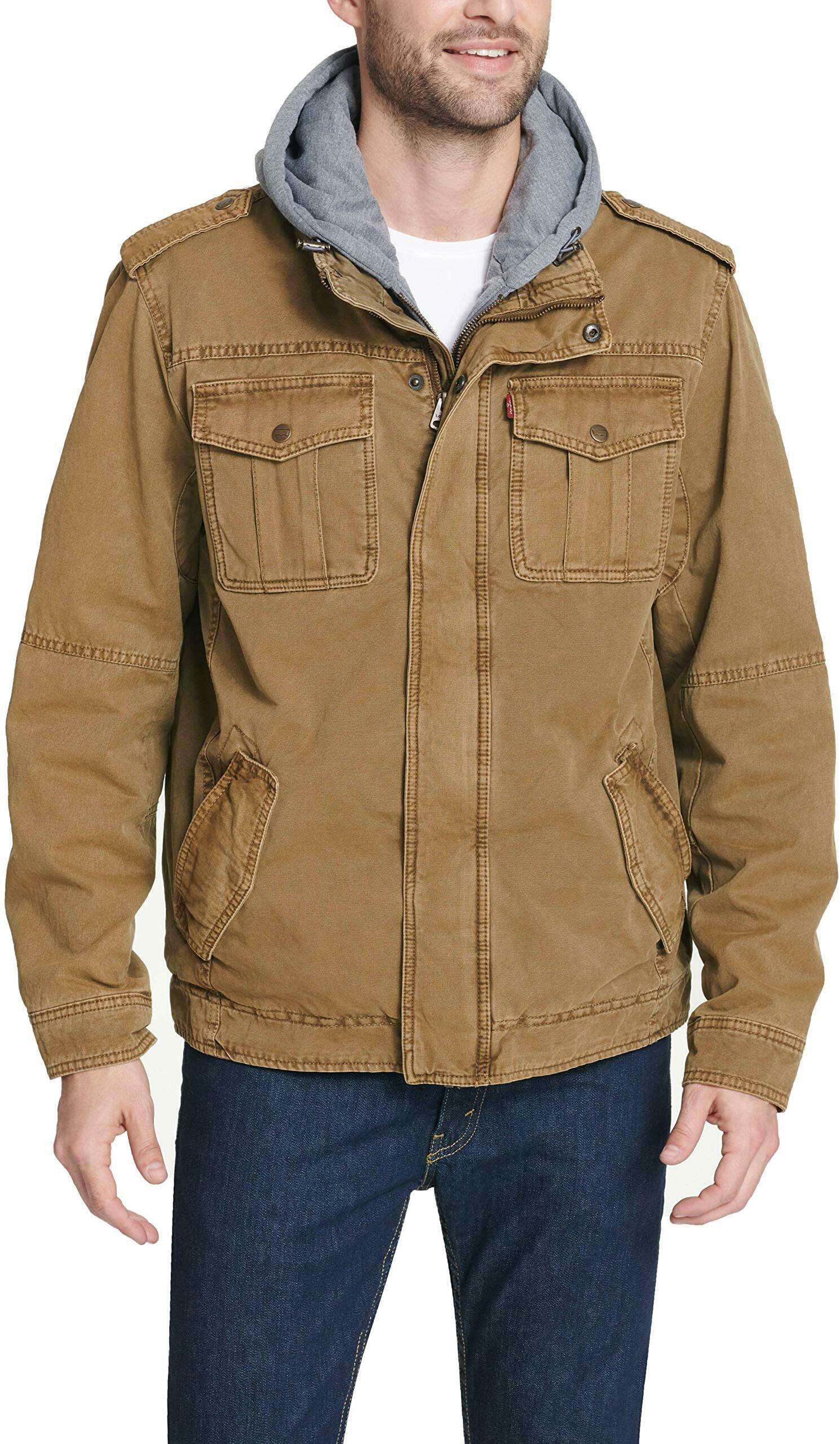 Куртка мужская Levi's LM8RC364-BRN коричневая L