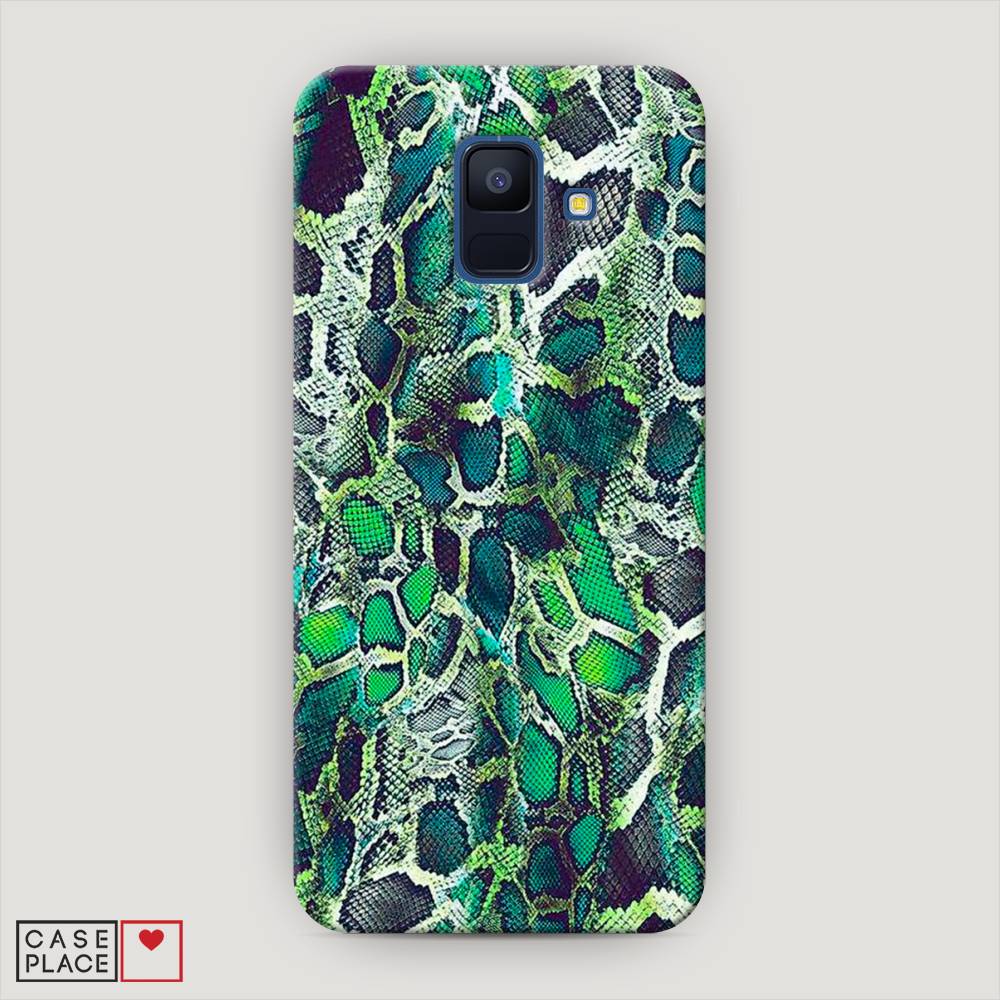 

Чехол Awog "Зеленая кожа змеи" для Samsung Galaxy A6