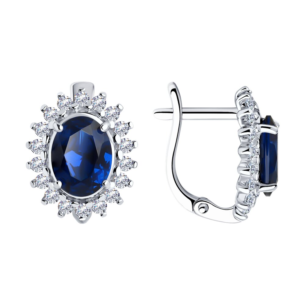 

Серьги из серебра SOKOLOV 94025993, фианит, 94025993